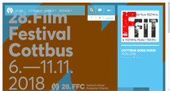 Desktop Screenshot of filmfestivalcottbus.de